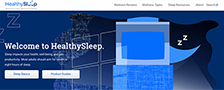 HealthySleep, archived website preview