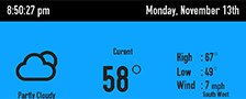 Home Information Display, archived project preview