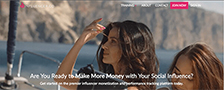 Influencer.co, archived website preview