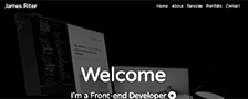 JamesRiter.com, archived project preview